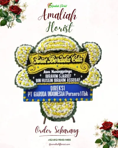 Papan Bunga Duka di Besan