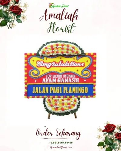 Bunga Papan Congratulation di Besan